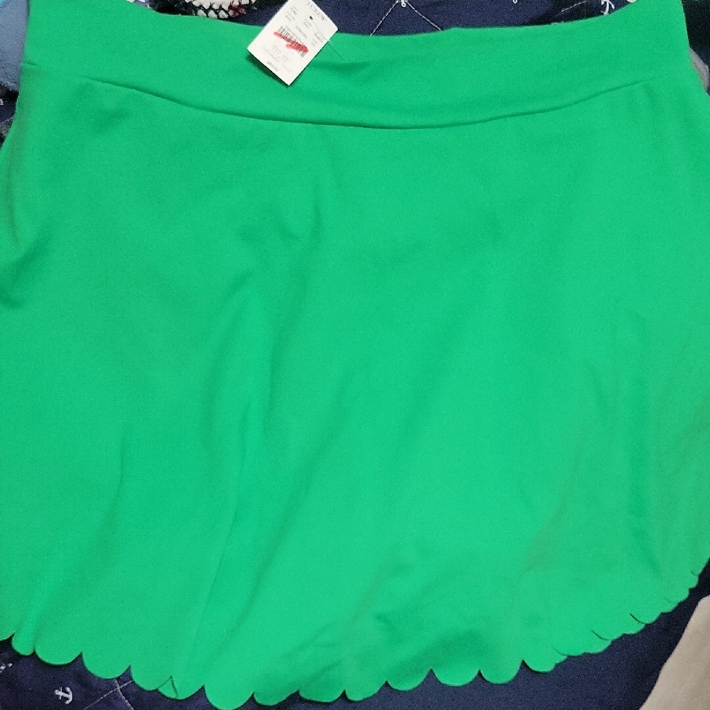 J. Crew Factory Green Womens Active Skort XXL